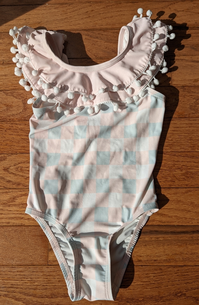 Livly Ruffle Top Pom Pom Swimsuit
